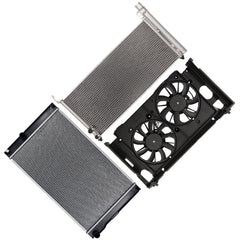 Electric Radiator Condenser Cooling Fan Kit For 2011-2014 2015 2016 Lexus CT200h 6B93BC-57