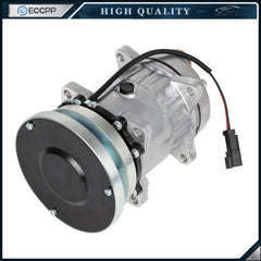 AC A/C Compressor And Clutch For Caterpillar 58768 3E1906 SD7H15HD 6B93BC-57