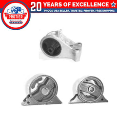 Engine Motor Mount 3PCS Set Fit 1999-2002 Mitsubishi Mirage 1.5L for Auto Trans 6B93BC-57