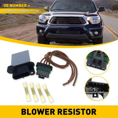 For Toyota 05-14 Tacoma Resistor Blower Motor Kit Harness w/ 8713804050 973-582 6B93BC-57