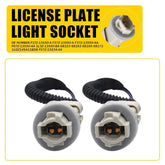 For 99-15 Ford F150 F250 LED License Plate Light W/ Wiring Harness Sockets EOA 6B93BC-57