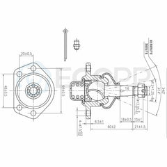 12pcs Front Suspension Kit Tie Rod Ends For 1996-2004 2005 Chevrolet Blazer 2WD 6B93BC-57