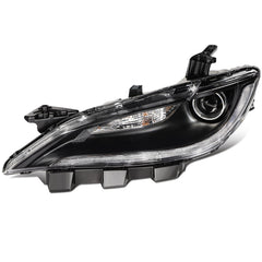 Pair Kit LED Headlights Assembly For 2015-2017 Chrysler 200 2.4L 3.6L Black 6B93BC-57