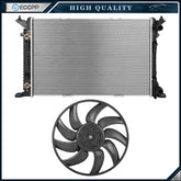 Electric Engine Radiator Cooling Fan Kit For 2009-2016 Audi A4 2009-2017 Audi Q5 6B93BC-57