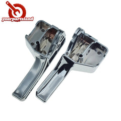2X Interior Inner Door Handle LH RH For 07-14 Ford Edge 07-15 Lincoln MKX Chrome 6B93BC-57