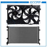 Fit for 2013 Volkswagen Beetle 2.5L Cooling Fan & Radiator Kit 6B93BC-57