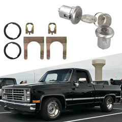 DLK2 Door Lock Cylinder w/ Keys Replacement for Chevy Truck C10 C20 C30 1500 EOA 6B93BC-57