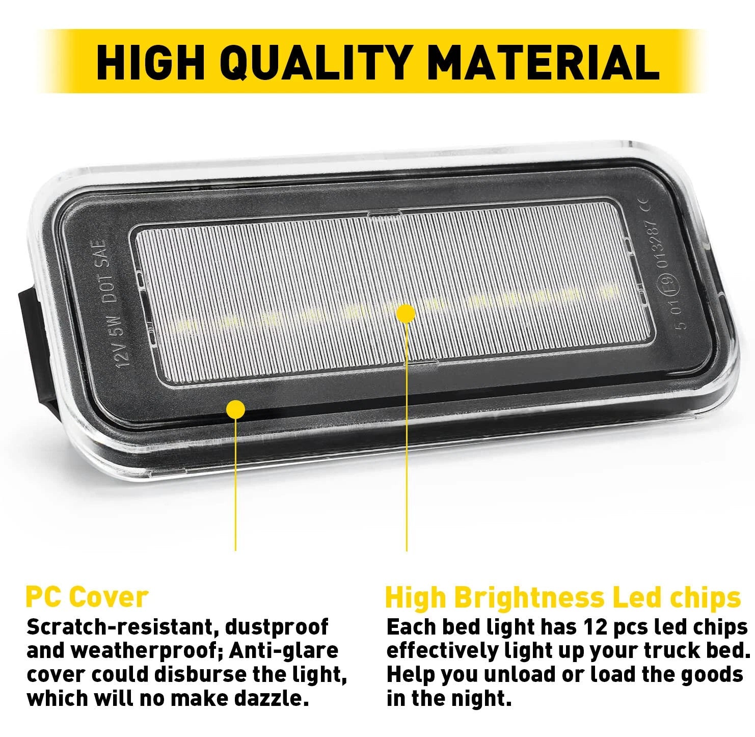 2* LED Bed Lighting Replace Kit For 2020 2021 Toyota 2022 Tacoma Car Accessories 6B93BC-57