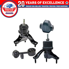 Fits 2005-2007 Toyota Highlander 3.3L Except Hybrid Motor & Trans Mount Set 4pc 6B93BC-57