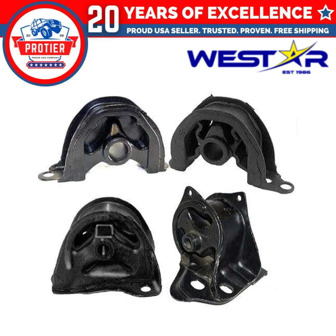 Fits 1994-2001 Acura Integra 1.8L Engine Motor & Trans Mount Set for MANUAL 4PCS 6B93BC-57