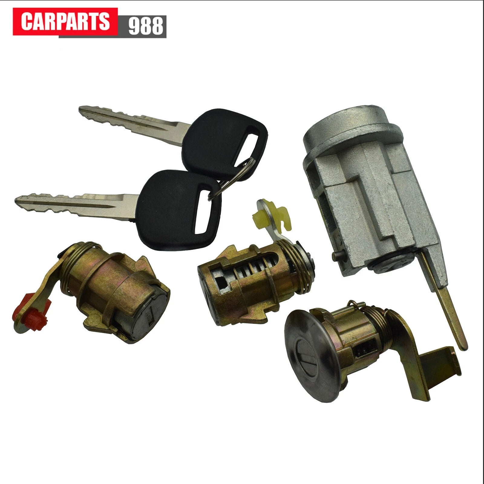 Ignition Barrel+Door Locks W/ Keys D2191608 For Toyota Pickup Hilux RN85 LN106 6B93BC-57