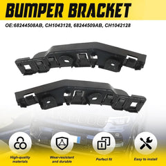 Front LH&RH Bumper Retainer Support Lower Bracket For 2017-2024 Jeep Compass EOA 6B93BC-57