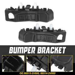 Front Driver & Passenger Side Bumper Bracket For 2012-2017 Hyundai Veloster EOA 6B93BC-57