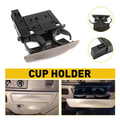 Dash Cup Holder Tan Parchment 99-04 For Ford F350 F250 F450 F550 YC3Z2513560CAB 6B93BC-57