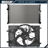 Radiator Cooling Fan Kit For 2010-2012 Ford Fusion 2010-2011 Mercury Milan 6B93BC-57