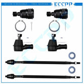 6pcs For 2003-11 Honda Element 4WD 2WD Front Ball Joints Tie Rods Suspension Kit 6B93BC-57