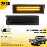 LED Side Marker Light For 81-86 Chevrolet C10 C20 C30 K10 20 30 GMC C1500 C2500 6B93BC-57