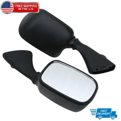 Black Left & Right Side Rear view Mirrors for Suzuki HAYABUSA GSX1300R 1997-2020