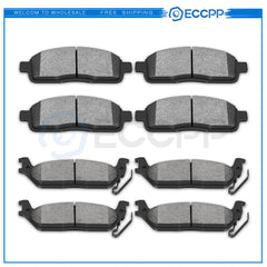 For Ford F-150 Lincoln Mark LT Front And Rear Ceramic Brake Pads 6B93BC-57