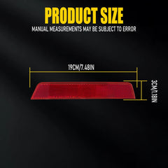 Rear Driver Bumper Reflector For 2010-17 Chevrolet Equinox 25803057 GM1184110 EA 6B93BC-57