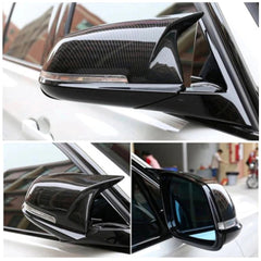Carbon Fiber Side Mirror Caps Cover For 2014-2018 BMW M Series F87 M2 BMW i3 i3S 6B93BC-57