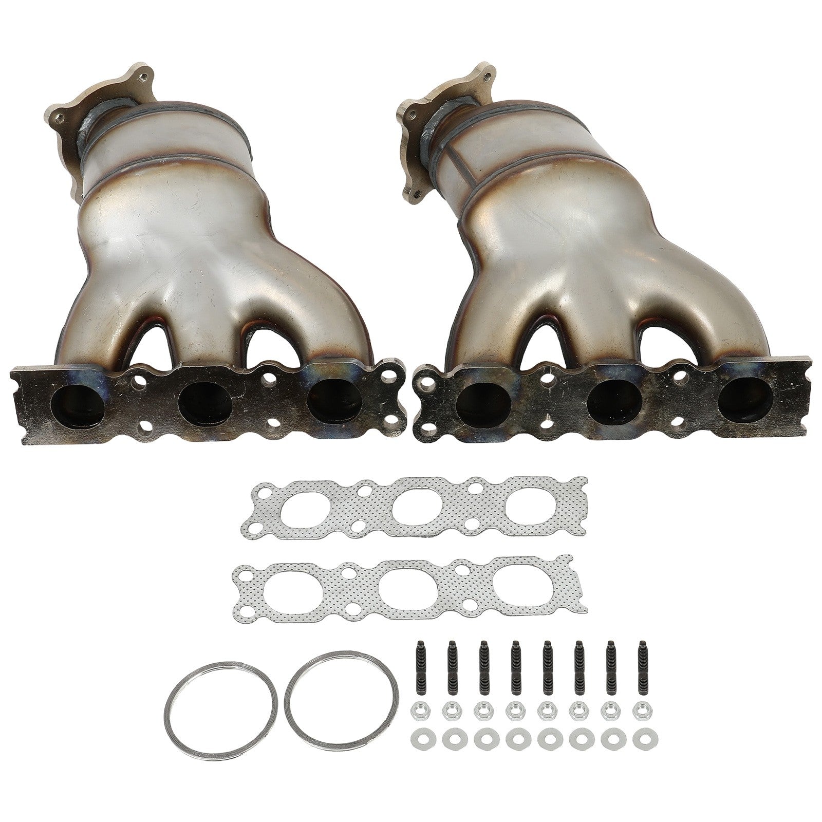 Left & Right Side Catalytic Converter For Volvo V70 S80 2008-2012 Land Rover LR2 6B93BC-57