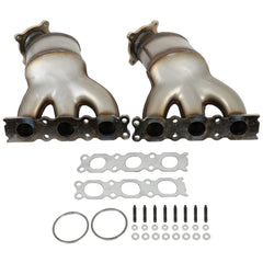 Left & Right Side Catalytic Converter For Volvo V70 S80 2008-2012 Land Rover LR2 6B93BC-57