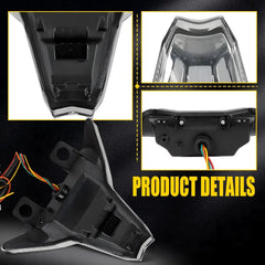 For 2019-2023 KAWASAKI Ninja ZX-10R ZX-6R Integrated LED Tail Light Turn Signal 6B93BC-57