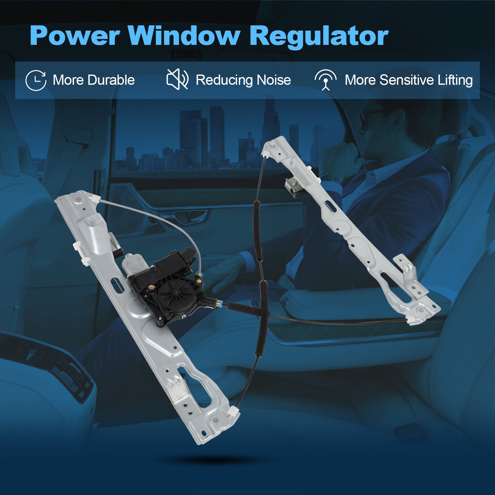For 11-2014 Ford F-150 Front Left LH Window Regulator & Motor Assembly 6B93BC-57