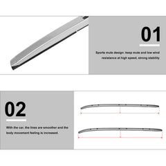 Aluminum For 2017-2019 Mazda CX-5 CX5 Top Roof Rack Cross bar + rail como rack 6B93BC-57