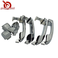 Chrome Front Rear LH RH Exterior Door Handle for Hyundai Veracruz 3.8L 2007-2012 6B93BC-57