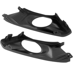 A Pair of Front Bumper Bezels Fog Light Covers Trim For 2019-2022 Nissan Altima