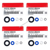 4pcs Fuel Injector Repair Kit For Hyundai SONATA KIA OPTIMA HYBRID 35312-2E610 6B93BC-57