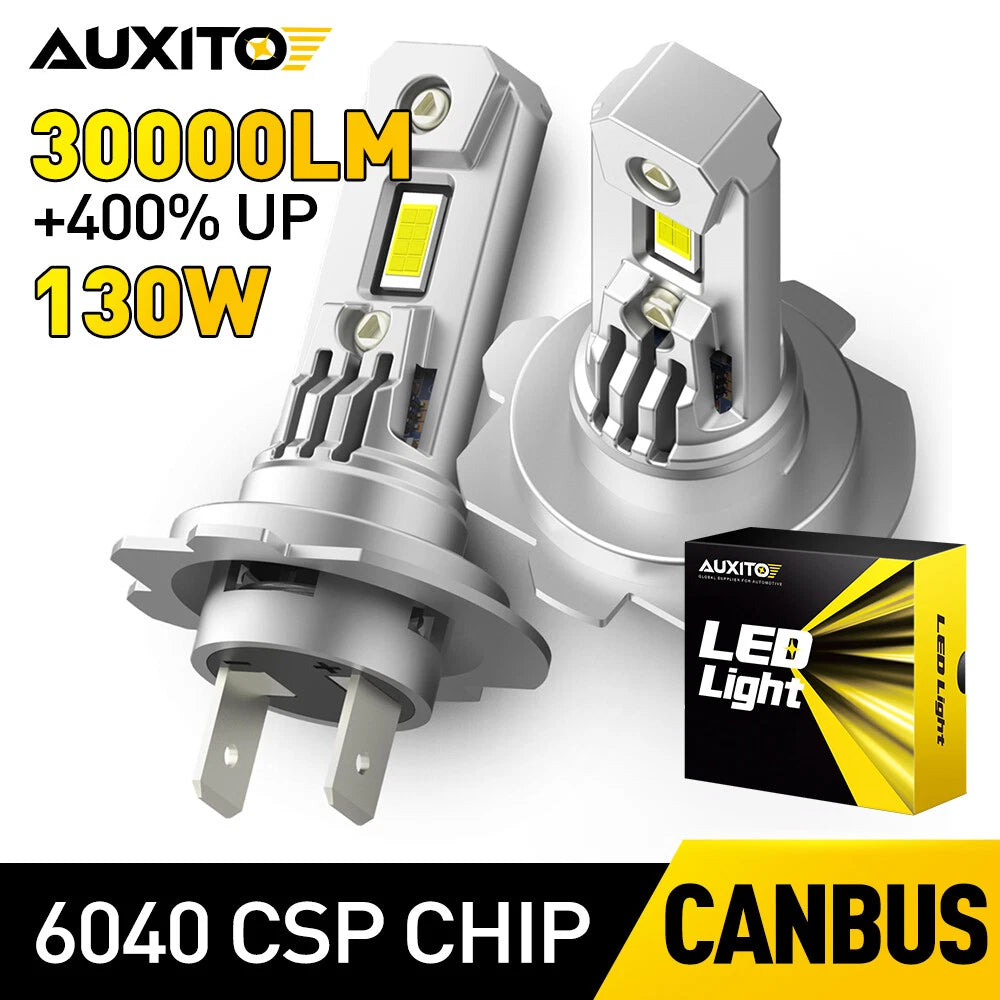2x H7 LED Headlight Bulb Kit High/Low Beam Super Bright 6500K White CAR Q16 EOA 6B93BC-57