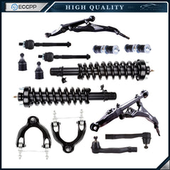 Front Complete Struts upper lower Control Arm for 1992-1995 Honda Civic KOEEP