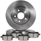 Front Rotors Ceramic Brake Pads Kit for Malibu Cobalt HHR G5 G6 Ion Redline 6B93BC-57