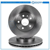 2 Front Brake Rotors For Chevy Cruze Limited Sonic Volt 6B93BC-57