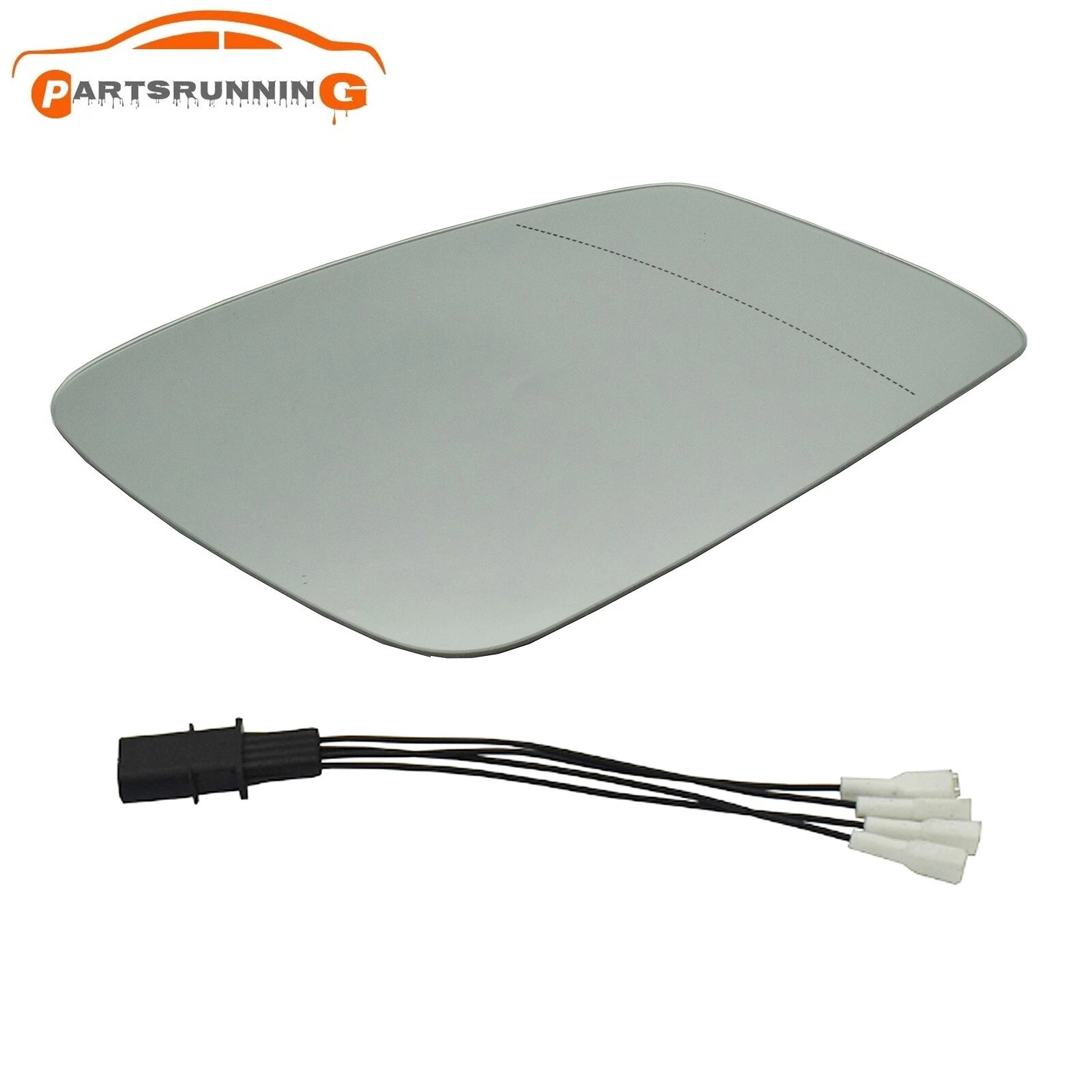 51167186588 Mirror Glass Heated Right Side For BMW 5 6 7 E60 F10 F18 GT F07 F06 6B93BC-57