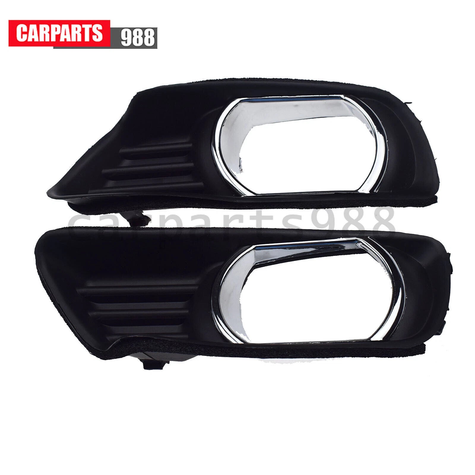 Pair Front Bumper Lower Fog Light Trim Bezel Cover for Toyota Camry 2007-2009 6B93BC-57