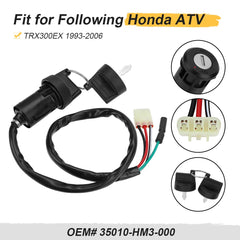 Ignition Key Switch For Honda Recon 250 TRX250TE/TM 1997-2020 TRX400EX 1999-2004