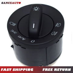 Fog Headlight Switch For VW GOLF CADDY JETTA PASSAT B6 Rabbit TOURAN 1K0941431A 6B93BC-57