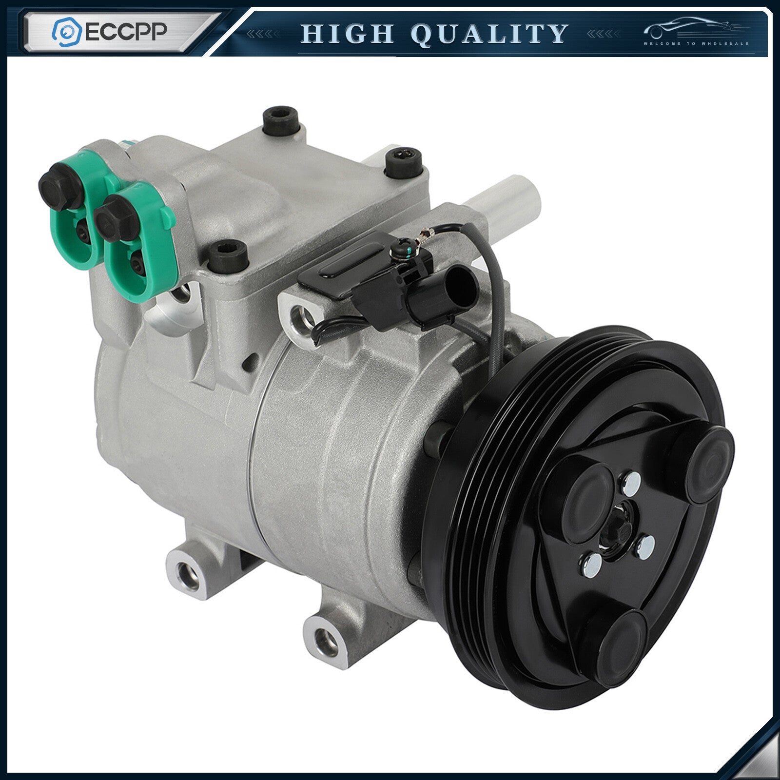 AC A/C Compressor Fits Hyundai Accent 1.6L 2001 2002 2003 2004 2005 6B93BC-57