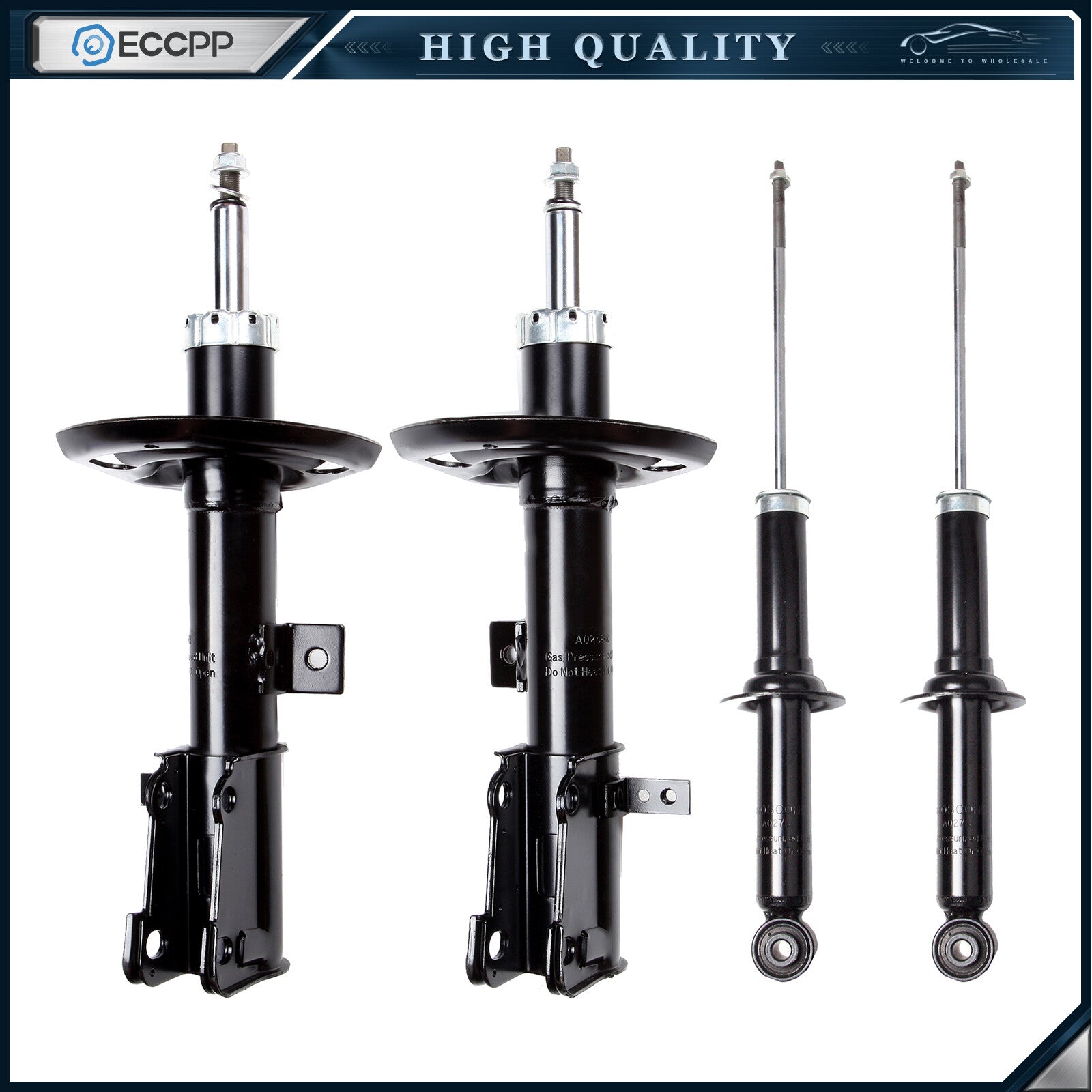 Front Rear Struts Shocks For Dodge Avenger Chrysler Sebring 2008-2010 Left Right 6B93BC-57