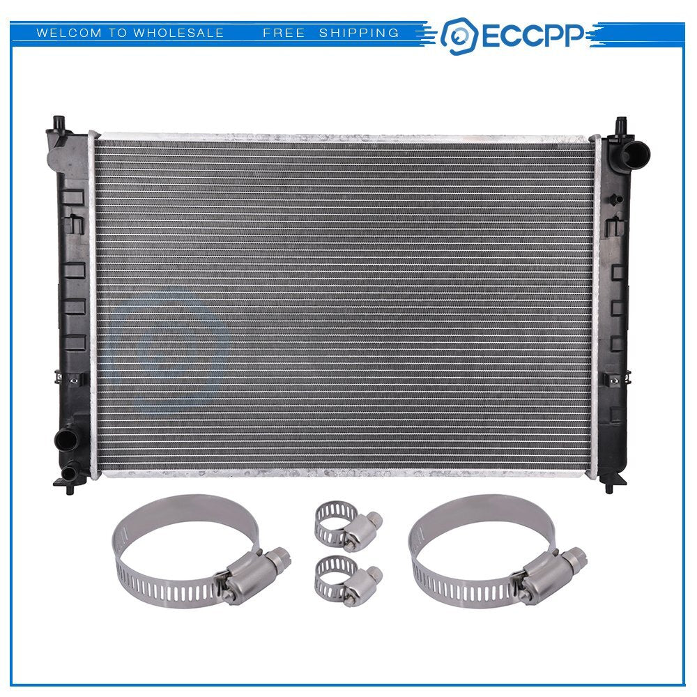 Radiator 2768 with Universal Oil Hose Clamps Kit for 2002-2006 Mazda MPV 6B93BC-57