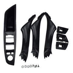 Inside Door Panel Handle Pull Trim Cover Set for BMW 5 Series F10 F18 2010-2016 6B93BC-57