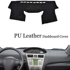 Dashboard Console Cover PU Leather Protector Sunshield Pad Fit For Toyota Yaris 6B93BC-57