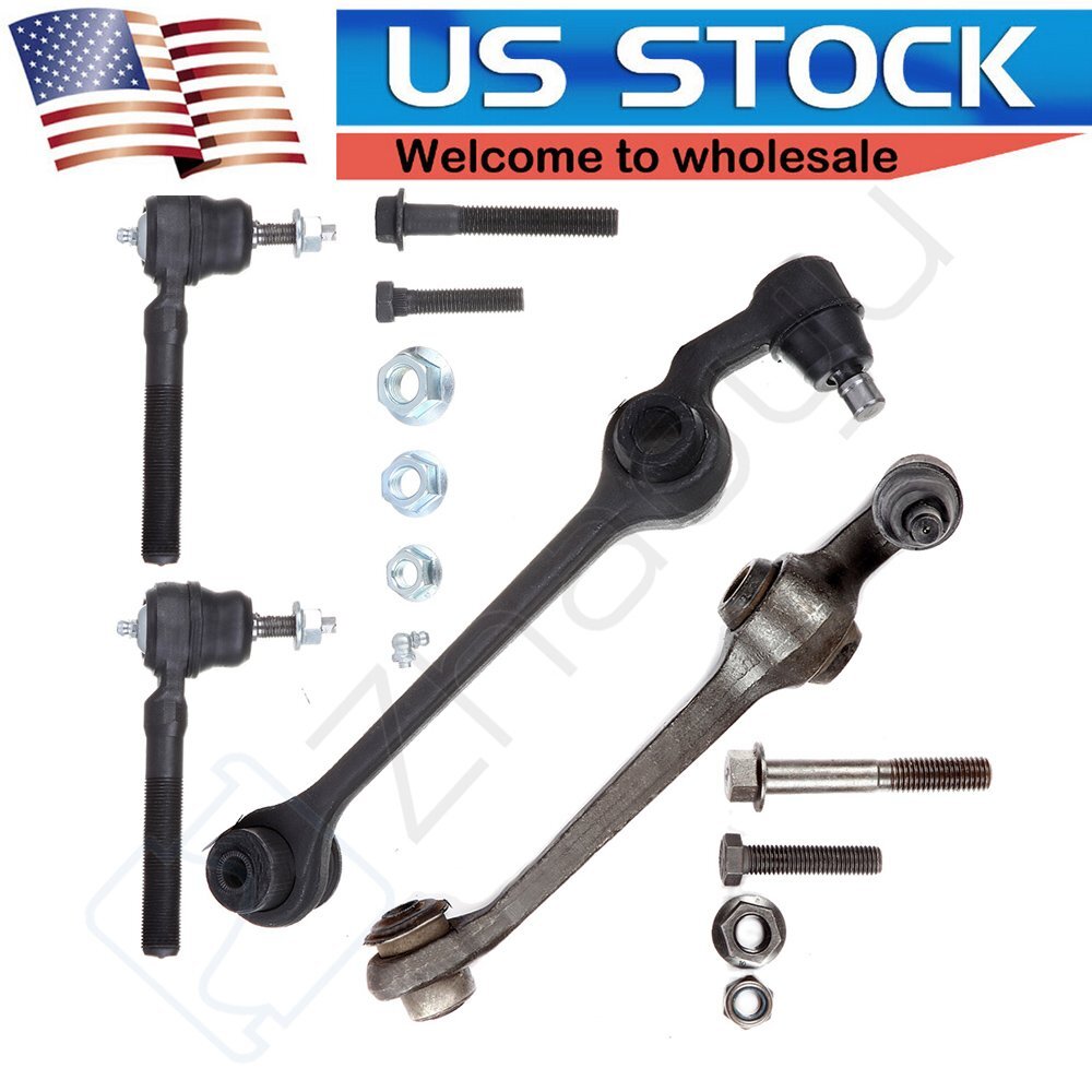 4PCS Front Lower Control Arms Outer Tie Rod For 1998-2004 Chrysler Concorde KOEEP
