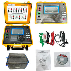 10kV High Voltage Insulation Resistance Meter with 50V-10kV 0.005MΩ~10.00TΩ