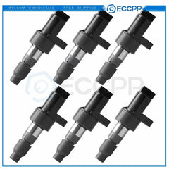 ECCPP 6 Ignition Coils For 03-08 Jaguar S-Type 02-05 X-Type 3.0L 2.5L KOEEP