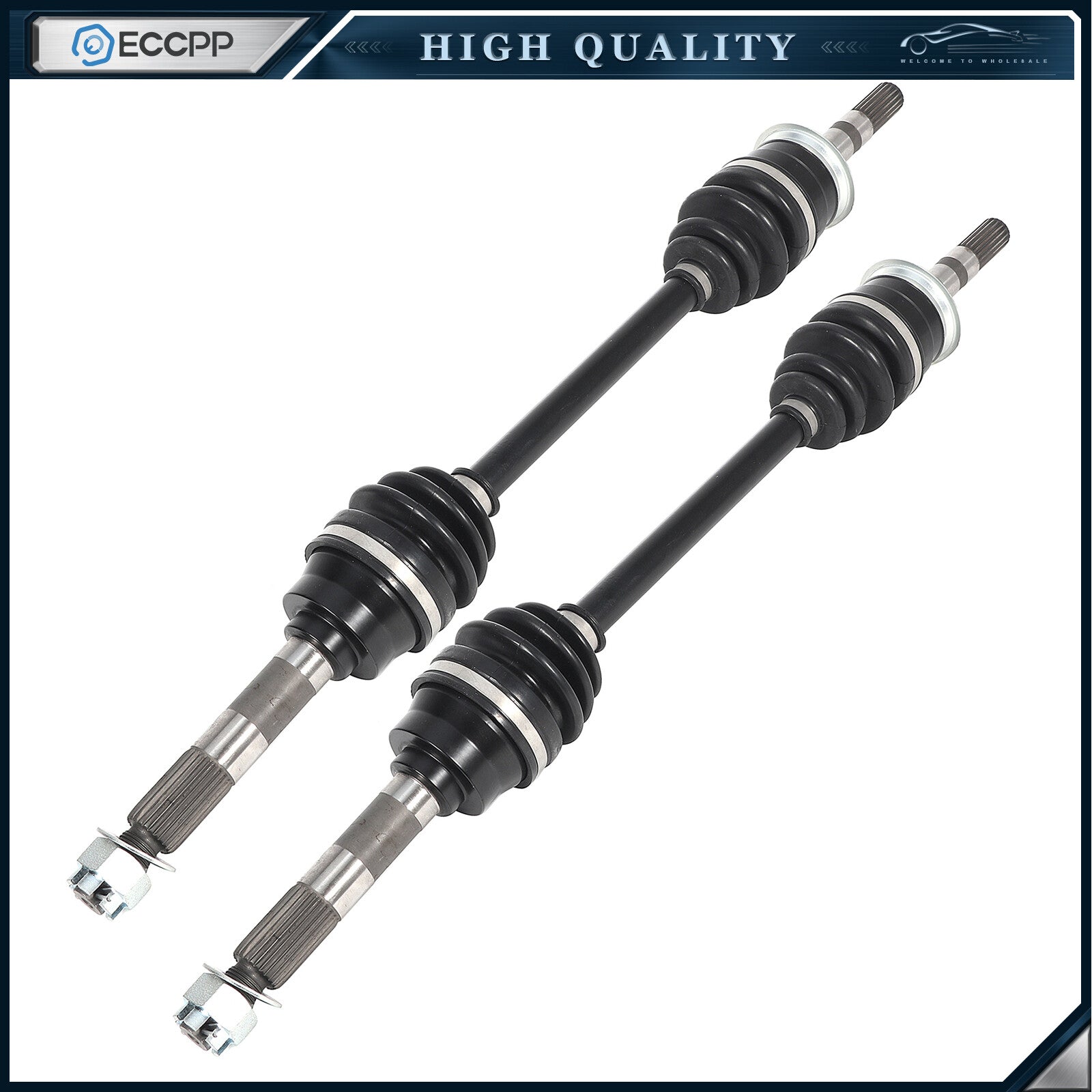For Kawasaki Mule 2510 2000-2002 Front Left Right 2Pcs CV Joint Axles 6B93BC-57